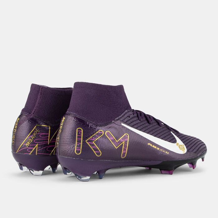 Nike Mercurial Superfly 10 Elite 'Kylian Mbappé' FG Football Shoes Purple image number 2