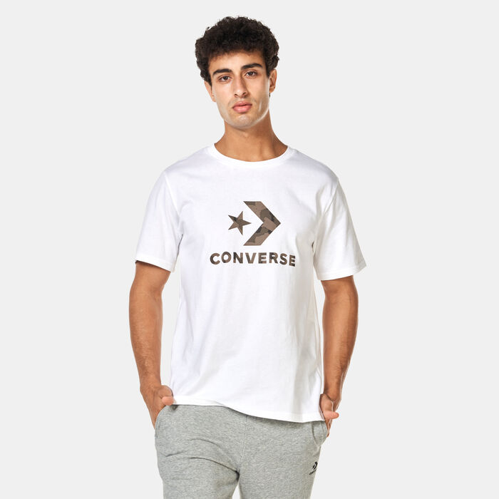 Converse Men's Star Chevron T-Shirt White image number 0