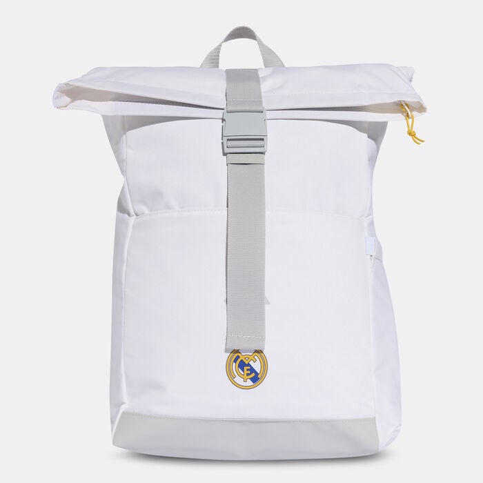 adidas Men's Real Madrid Home Backpack White adidas Men's Real Madrid Home Backpack White image number 0