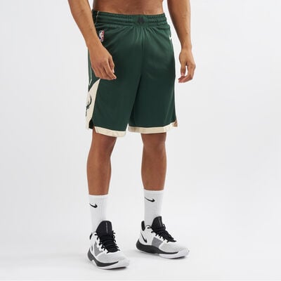 Nike NBA Milwaukee Bucks Road Swingman Shorts Green Nike NBA Milwaukee Bucks Road Swingman Shorts Green