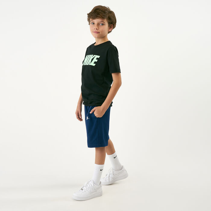 Nike Kids' Jersey Shorts (Older Kids) Blue image number 2