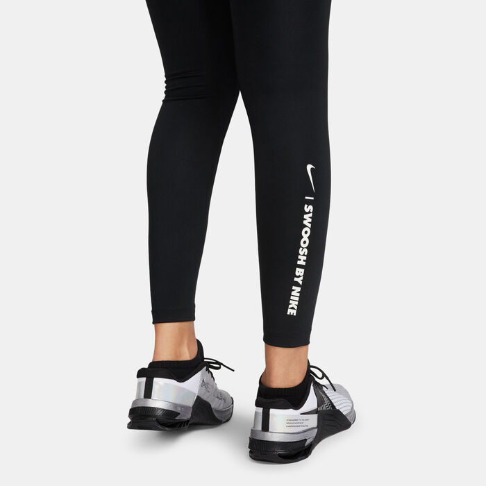 Nike Women's One High-Waisted Full-Length Leggings Black image number 3