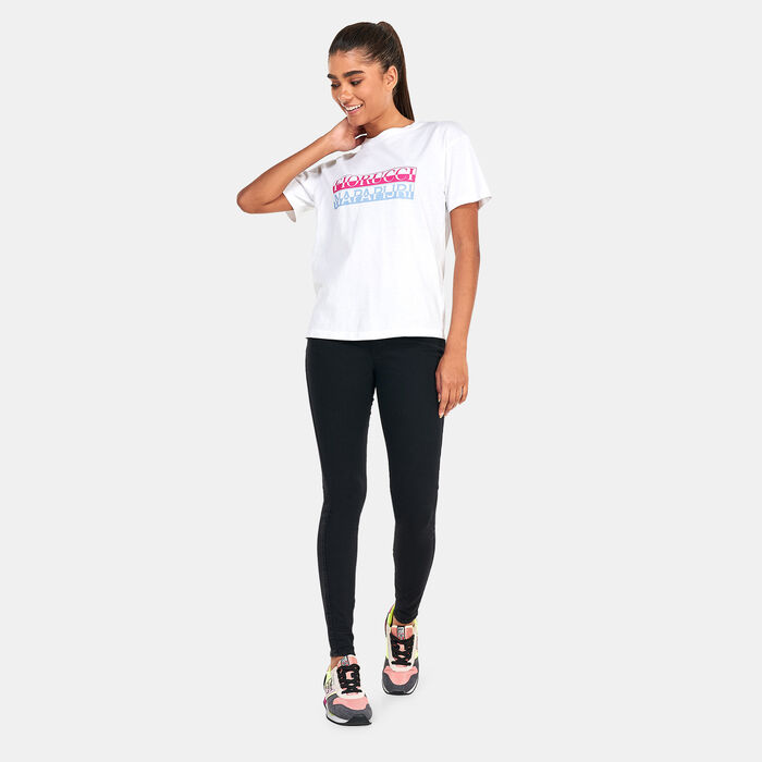 Napapijri Women's x Fiorucci Graphic Print T-Shirt White Napapijri Women's x Fiorucci Graphic Print T-Shirt White image number 2