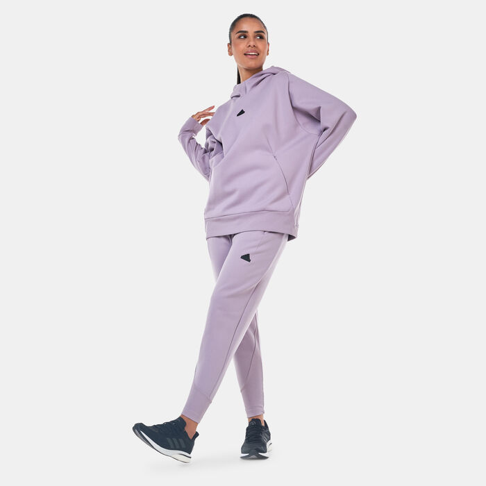 adidas Women's Z.N.E. Winterized Training Joggers Purple image number 2