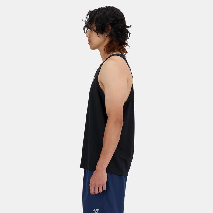 New Balance Men's Sport Essentials Running Tank Top Black image number 2