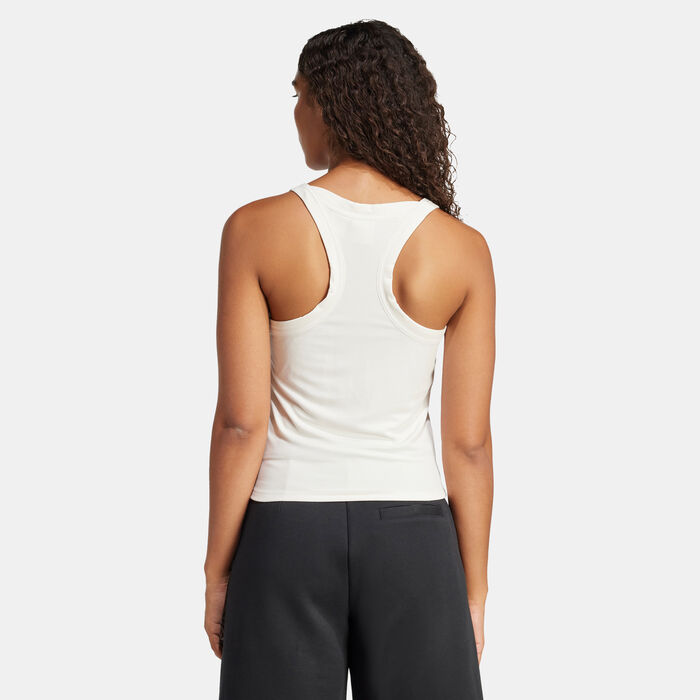 adidas Originals Women's Premium Essentials Tank Top White adidas Originals Women's Premium Essentials Tank Top White image number 1