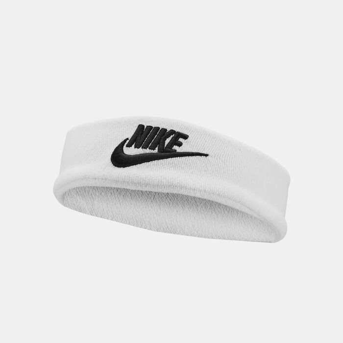 Nike Classic Wide Terry Headband White Nike Classic Wide Terry Headband White image number 0