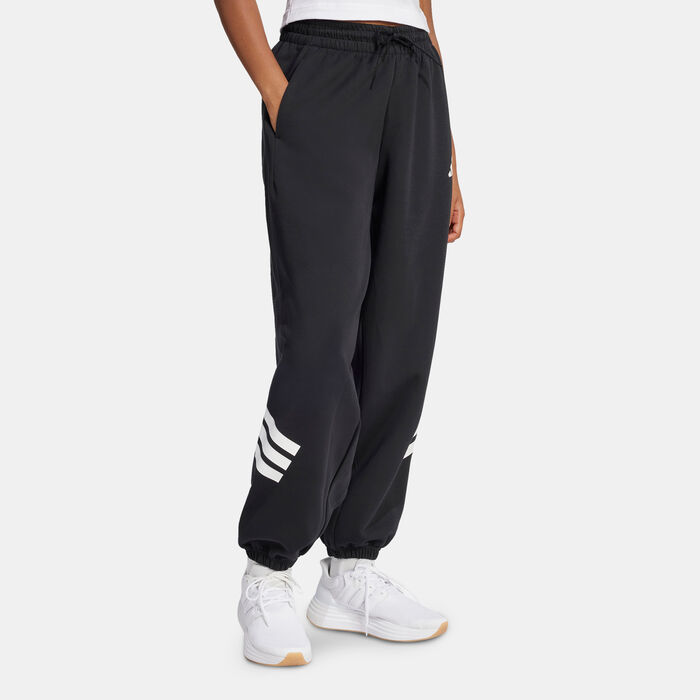 adidas Women's Future Icons 3-Stripes Parachute Pants Black adidas Women's Future Icons 3-Stripes Parachute Pants Black image number 2
