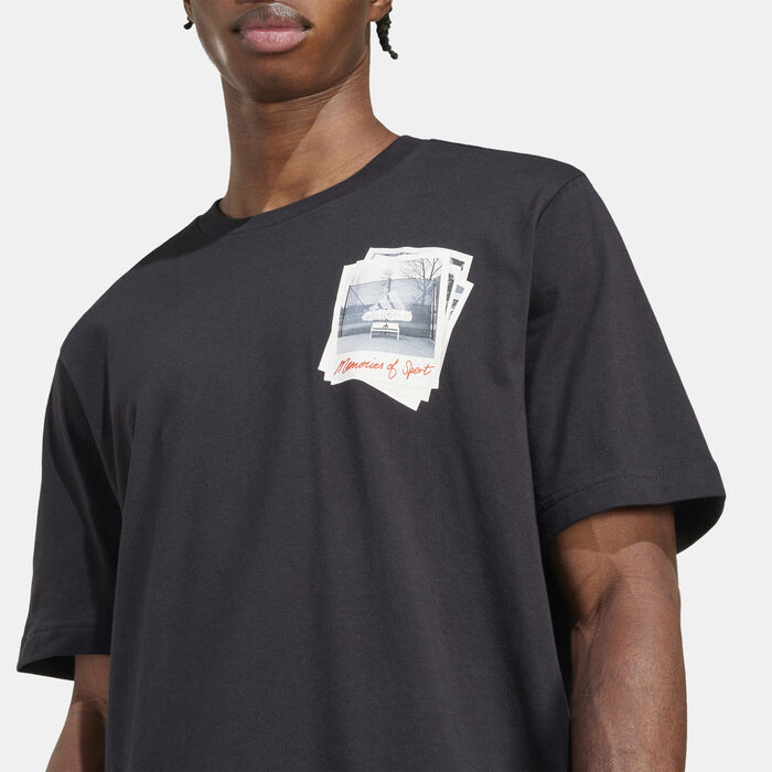 adidas Men's Memories Of Sport Graphic T-Shirt Black image number 3