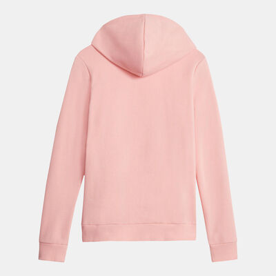 PUMA Women's ESS+ LOGO LAB Pullover Hoodie Pink