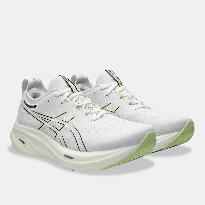 ASICS Men's GEL-NIMBUS 26 Running Shoes White image number 1