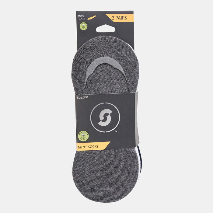 Sun and Sand Sports Men's Half-Cushioned No-Show Socks (3 Pack) - S/M White Sun and Sand Sports Men's Half-Cushioned No-Show Socks (3 Pack) - S/M White image number 1