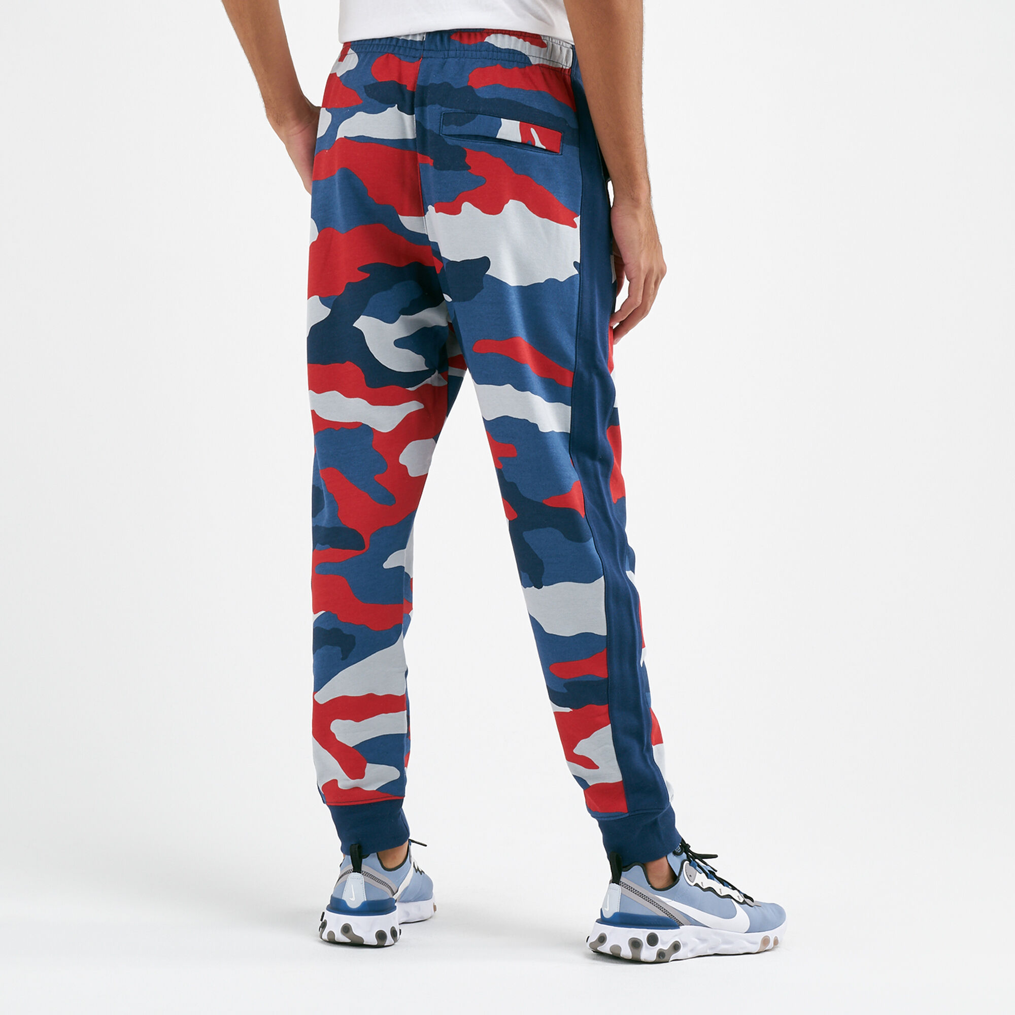 Nike camo jogging pants top