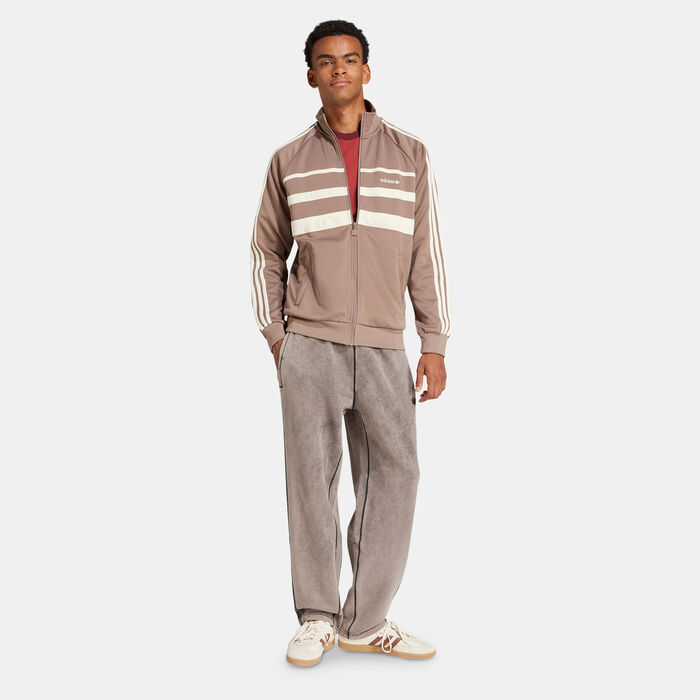 adidas Originals Men's First Track Jacket Brown adidas Originals Men's First Track Jacket Brown image number 2