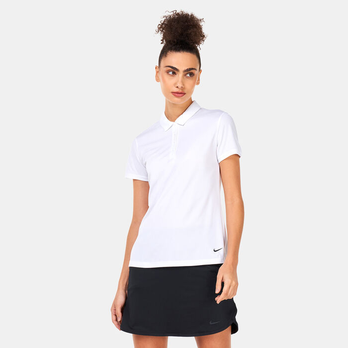 Nike Women's Dri-FIT Victory SLD Polo Shirt Black Nike Women's Dri-FIT Victory SLD Polo Shirt Black image number 0