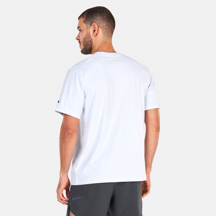 Nike Men's Dri-FIT Track Club Running Top Grey Nike Men's Dri-FIT Track Club Running Top Grey image number 1
