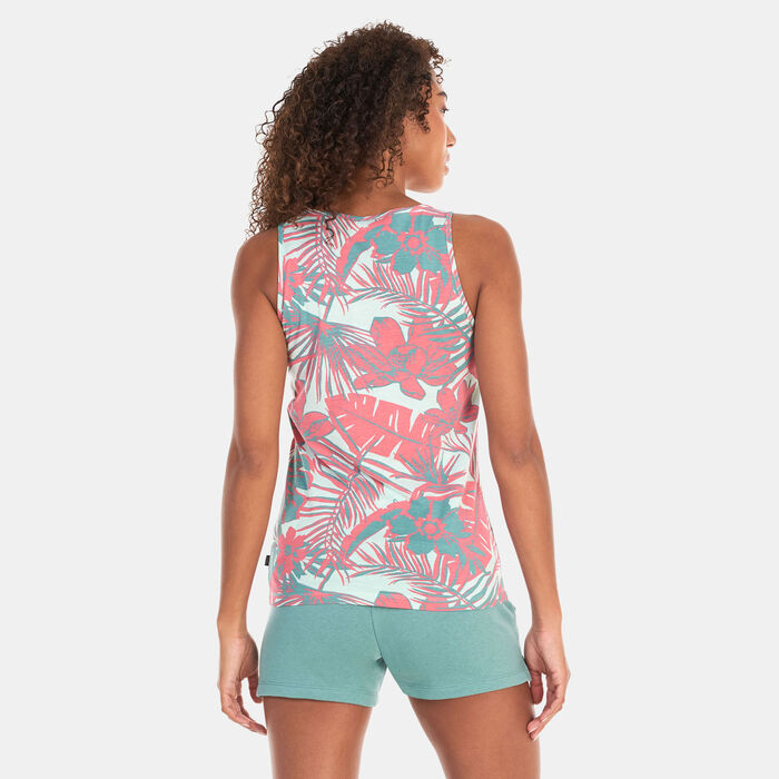PUMA Women's Essentials+ FLOWER POWER Tank Top Multi-Color PUMA Women's Essentials+ FLOWER POWER Tank Top Multi-Color image number 1