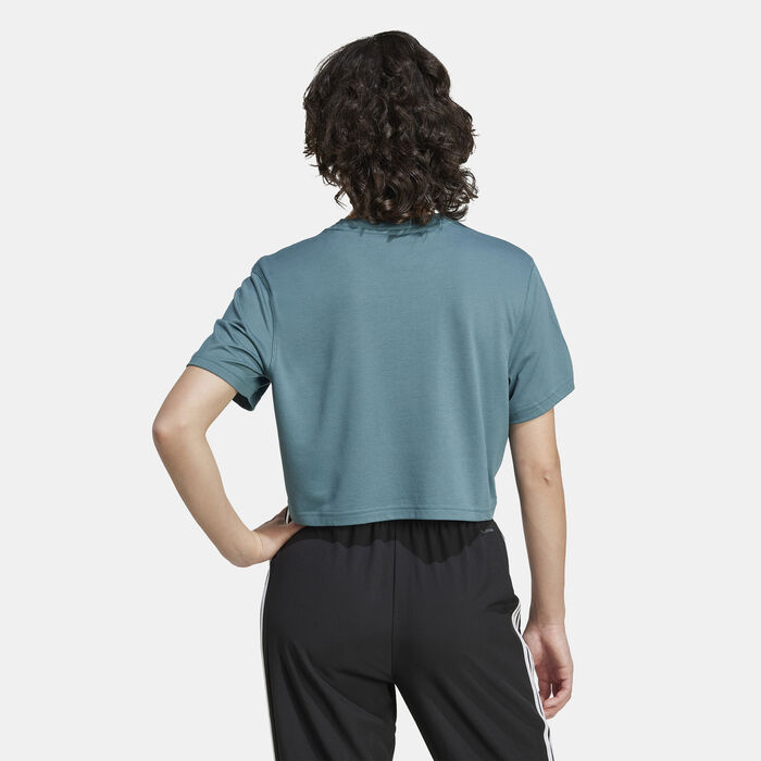 adidas Women's Train Essentials Boxy Training T-Shirt Green adidas Women's Train Essentials Boxy Training T-Shirt Green image number 1