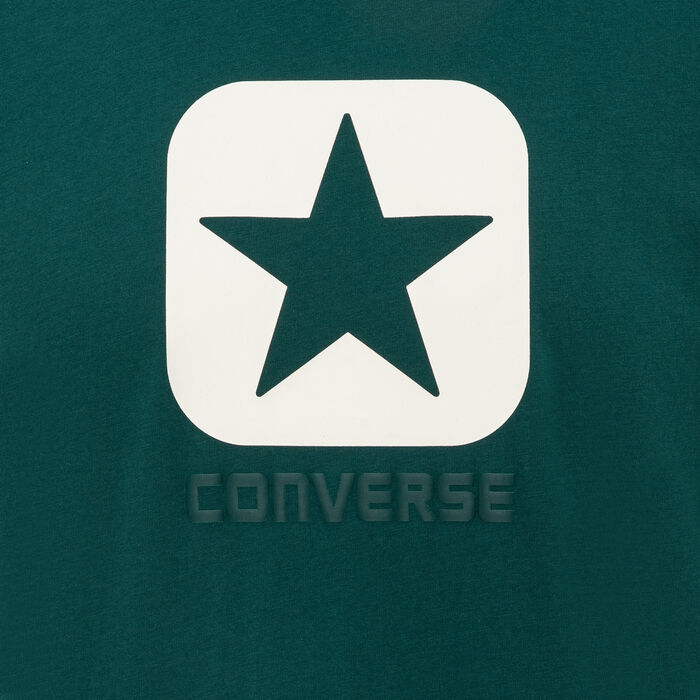 Converse Men's Square Logo T-Shirt Green Converse Men's Square Logo T-Shirt Green image number 2