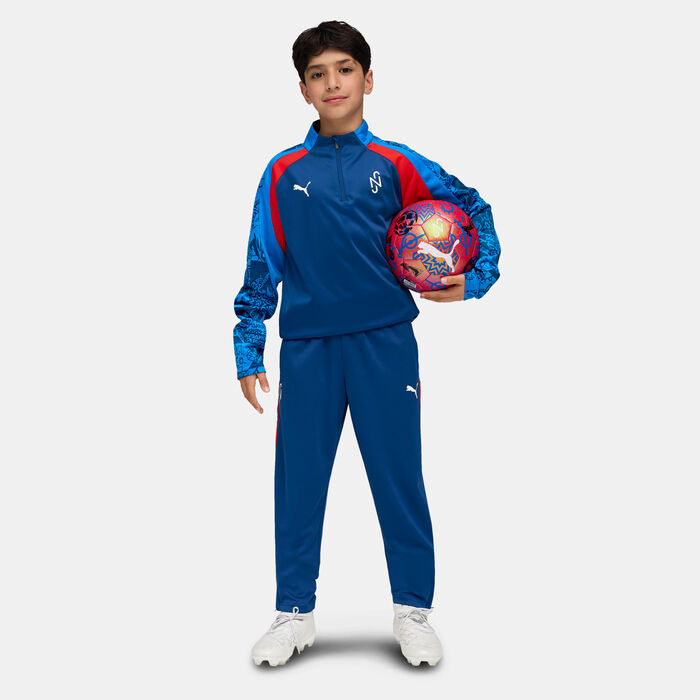 PUMA Kids' Neymar Jr. Playmaker Training Football Pants Blue PUMA Kids' Neymar Jr. Playmaker Training Football Pants Blue image number 2