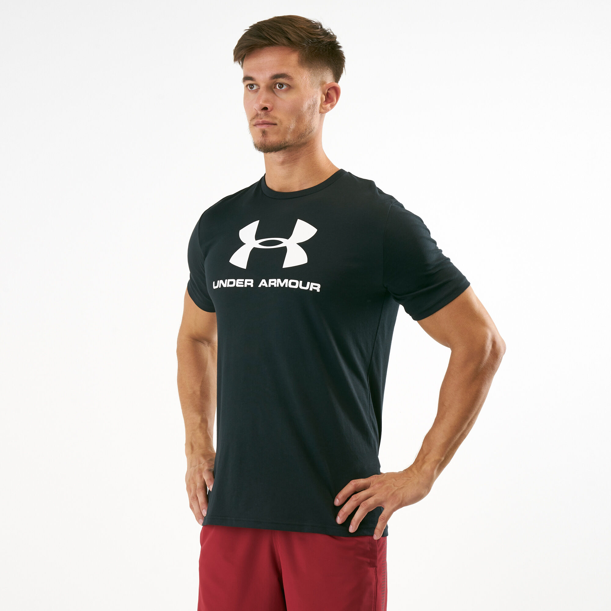 Under armour sportstyle logo t shirt mens clearance