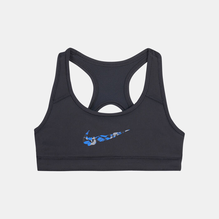 Nike Kids' Swoosh Reversible Sports Bra (Older Kids) Blue image number 2