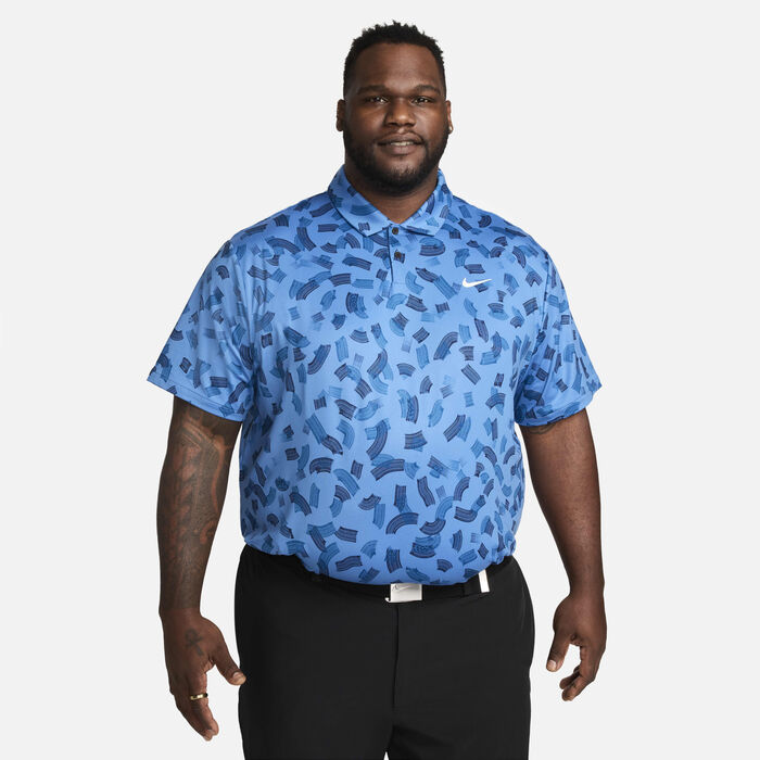 Nike Men's Tour Dri-FIT Golf Polo Shirt Blue Nike Men's Tour Dri-FIT Golf Polo Shirt Blue image number 7