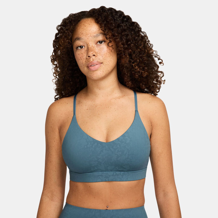 Nike Women's Indy Light-Support Padded Sports Bra Blue Nike Women's Indy Light-Support Padded Sports Bra Blue image number 0