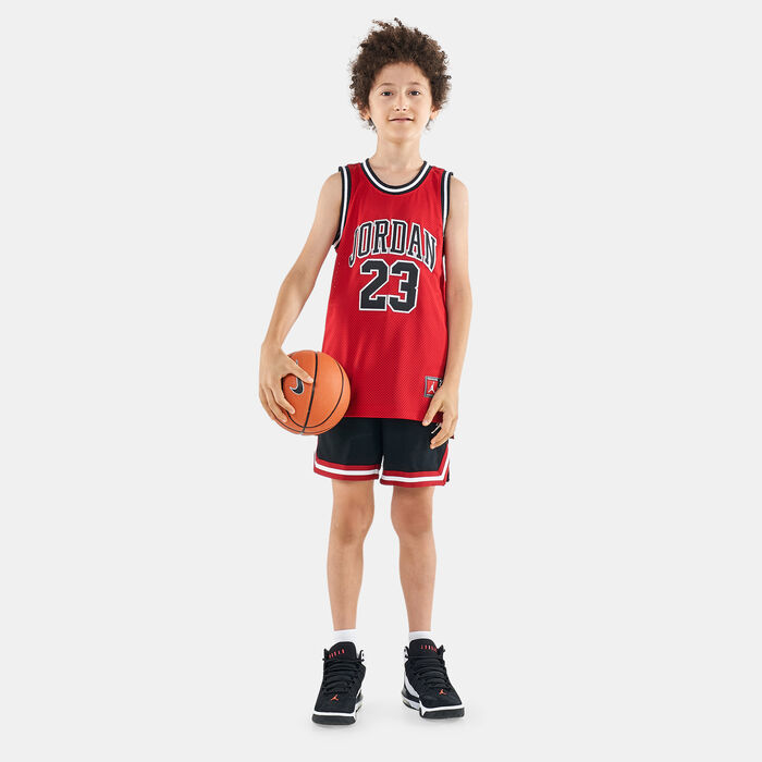 Jordan Kids' 23 Jersey Red image number 2