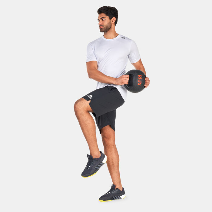 adidas Men's Designed 4 Training HEAT.RDY HIIT Training T-Shirt Grey adidas Men's Designed 4 Training HEAT.RDY HIIT Training T-Shirt Grey image number 2