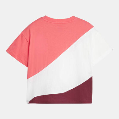 PUMA Kids' Power Cat T-Shirt Pink