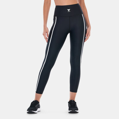 Under Armour Women's Project Rock All Train HeatGear® Ankle Leggings Black Under Armour Women's Project Rock All Train HeatGear® Ankle Leggings Black