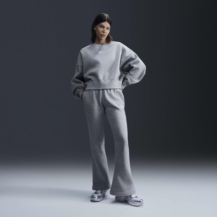 Nike Women's Sportswear Phoenix Fleece Sweatshirt Grey Nike Women's Sportswear Phoenix Fleece Sweatshirt Grey image number 3