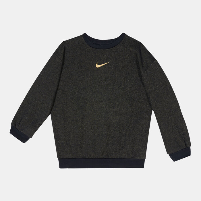Nike Kids' Trilobal Crew Sweatshirt Black Nike Kids' Trilobal Crew Sweatshirt Black image number 0