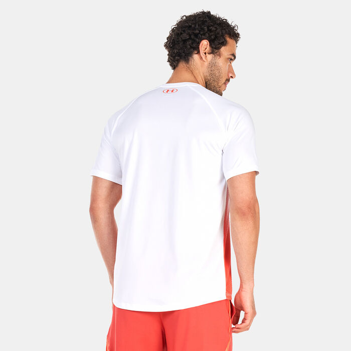 Under Armour Men's UA Tech™ Fade T-Shirt White Under Armour Men's UA Tech™ Fade T-Shirt White image number 1