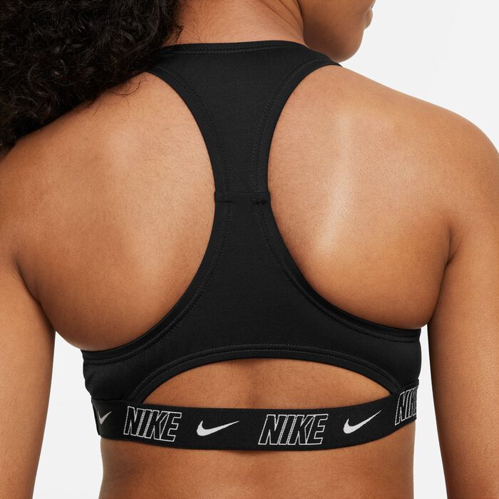 Nike Swim Kids' Swim Logo Tape Racerback Bikini and Short Set Black Nike Swim Kids' Swim Logo Tape Racerback Bikini and Short Set Black image number 4