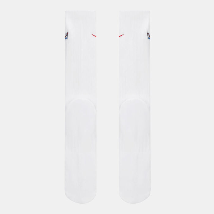 Nike Men's Everyday Cushioned Crew Socks (1 Pair) White Nike Men's Everyday Cushioned Crew Socks (1 Pair) White image number 2