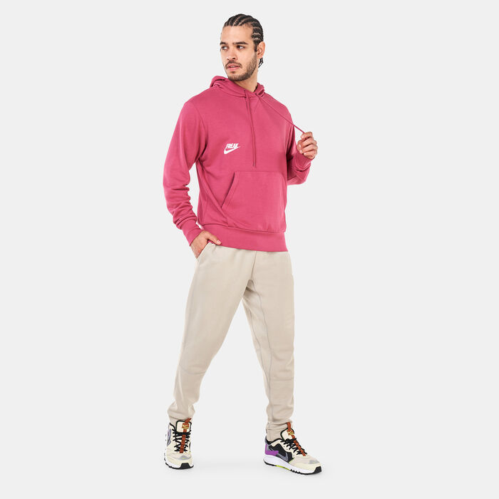 Nike Men's Giannis Pullover Basketball Hoodie Red Nike Men's Giannis Pullover Basketball Hoodie Red image number 2