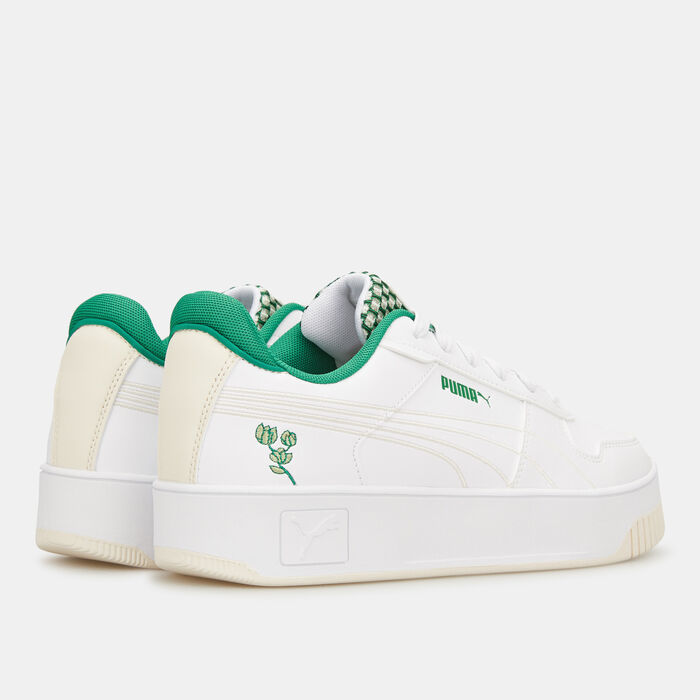PUMA Women's Carina Street Blossom Shoes White PUMA Women's Carina Street Blossom Shoes White image number 2