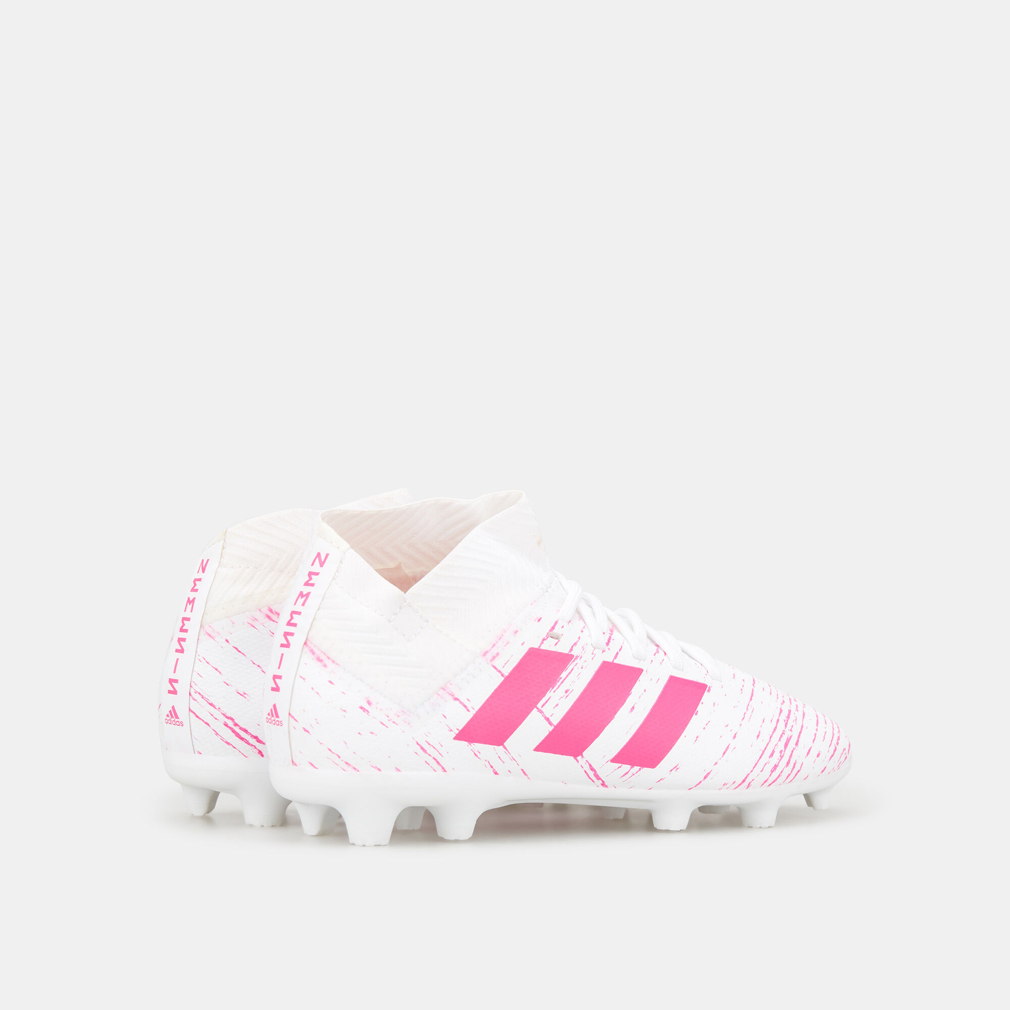 Adidas nemeziz 18.3 white online and pink