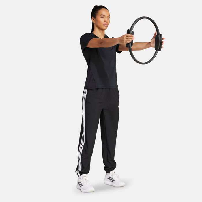 adidas Women's Train Essentials Training Sweatpants Black adidas Women's Train Essentials Training Sweatpants Black image number 2