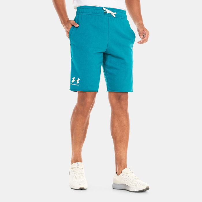 Under Armour Men's Rival Terry Shorts Green Under Armour Men's Rival Terry Shorts Green image number 0