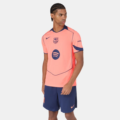 Nike Men's FC Barcelona Football Top Orange