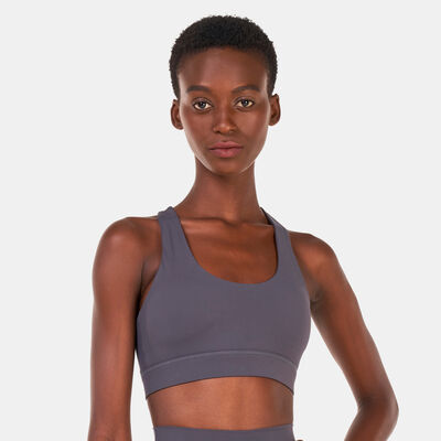 SQUATWOLF Women's Core Agile Sports Bra Grey