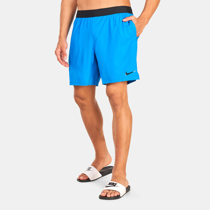 Nike Swim Men's Swim 7-Inch Volley Shorts Blue image number 0