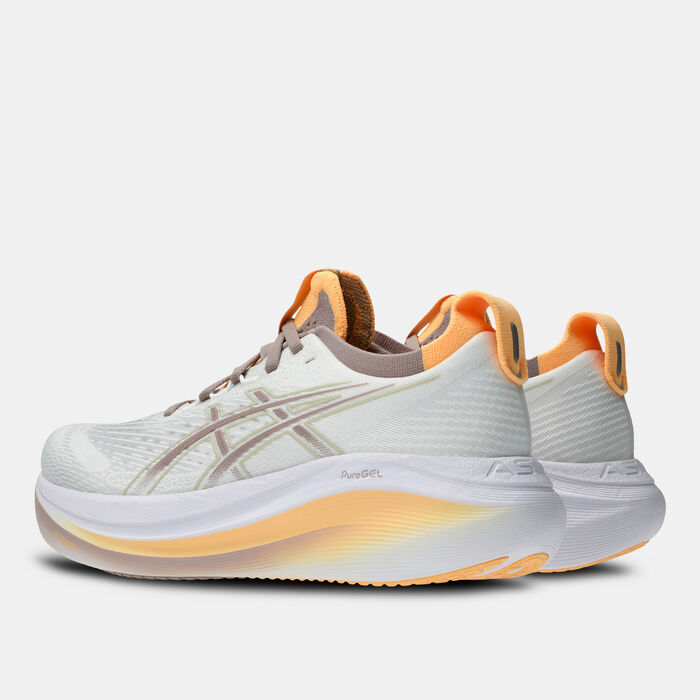 ASICS Women's GEL-NIMBUS 27 Running Shoes White image number 2