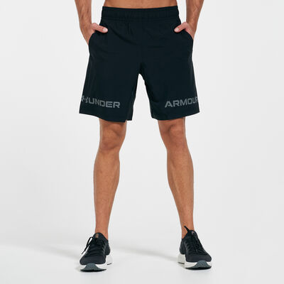 Under Armour Men's Woven Graphic Wordmark Shorts Black