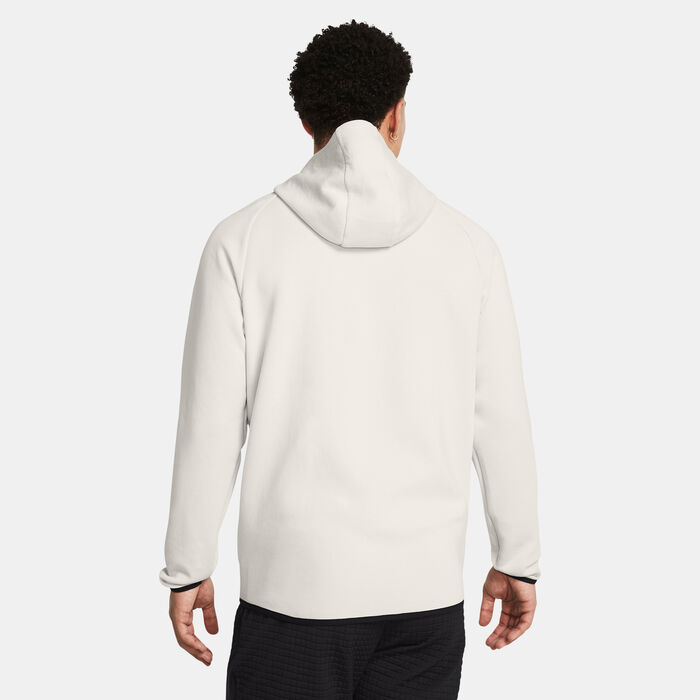 Under Armour Men's Unstoppable Fleece Full-Zip Hoodie White Under Armour Men's Unstoppable Fleece Full-Zip Hoodie White image number 1