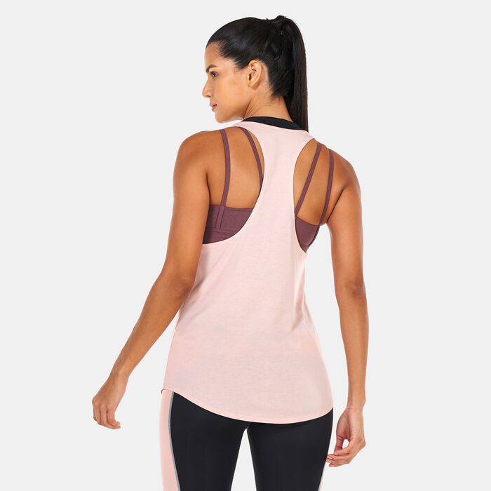 PUMA Women's Safari Glam Training Tank Top Pink image number 1