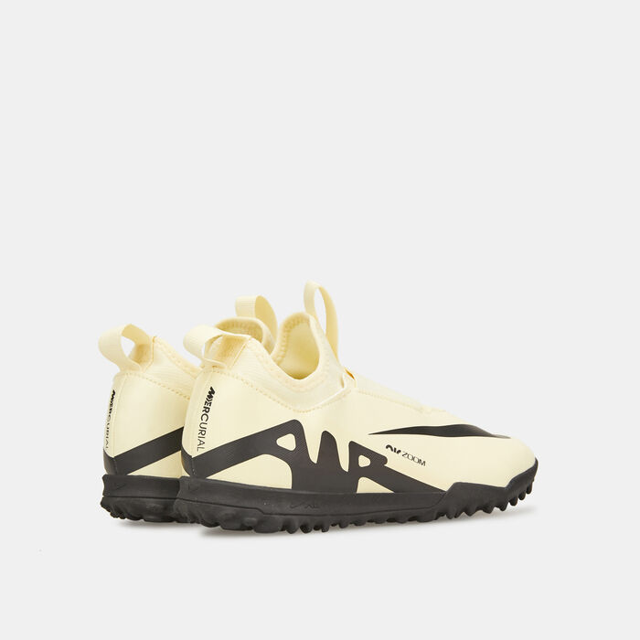 Nike Kids' Mercurial Vapor 15 Academy Turf Football Shoes (Younger and Older Kids) Ivory image number 2